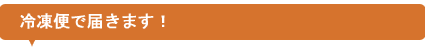 冷凍便で届きます！